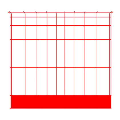 Barrière Bauma 1200 mm rouge