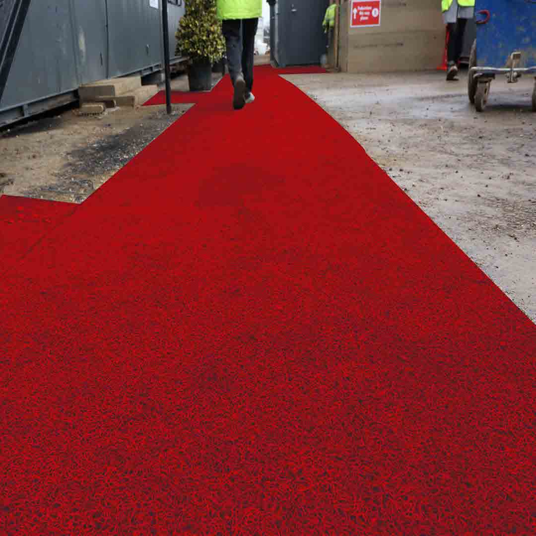 Tapis Rouge Travaux Bâtiment (TRTB) – Rouge pour Sécurité Piéton