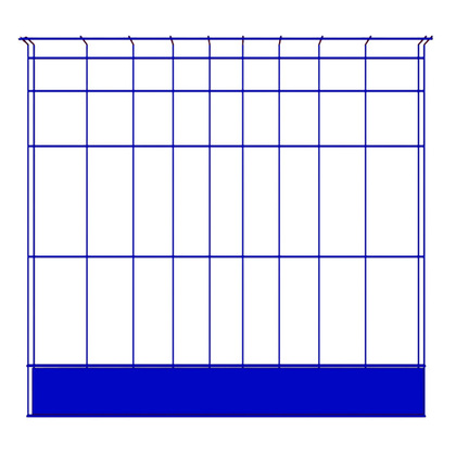 Barrière Bauma 1200 mm bleue