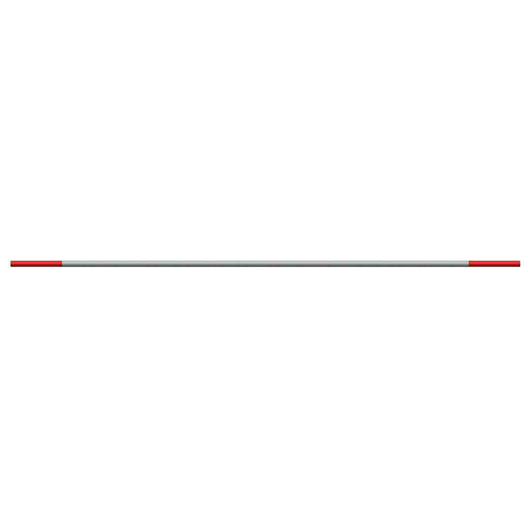 Tubes Garde-Corps Acier Galvanisé 3 m Embouts rouges