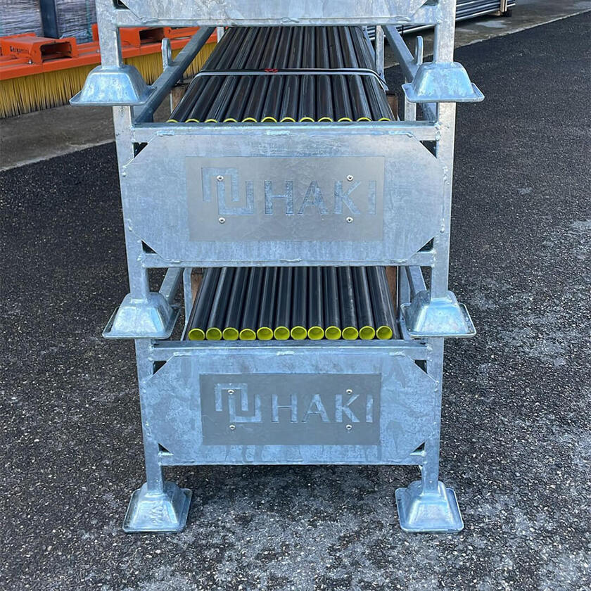 Panier 100 Tubes 3 m en acier galvanisé