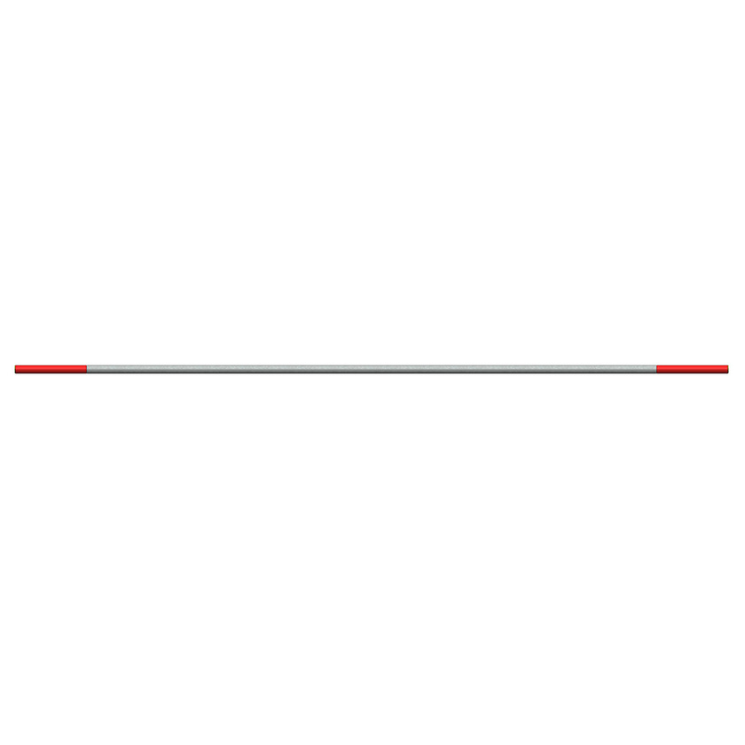 Tubes Garde-Corps Acier Galva 3 m - embouts rouges