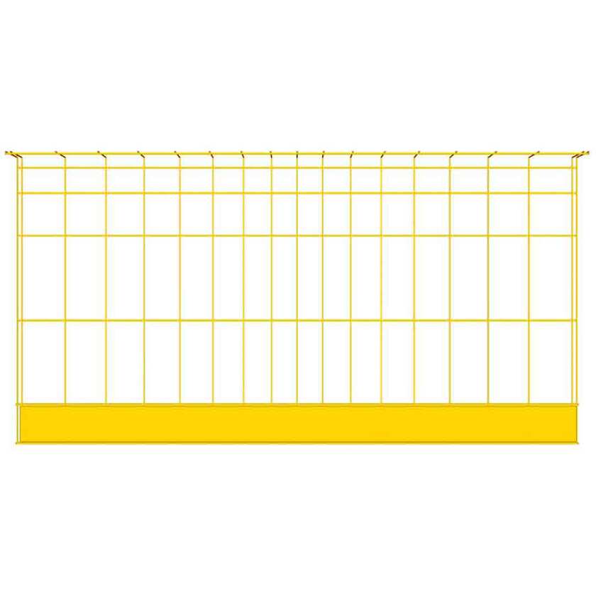 Barrière Bauma 2200 mm jaune