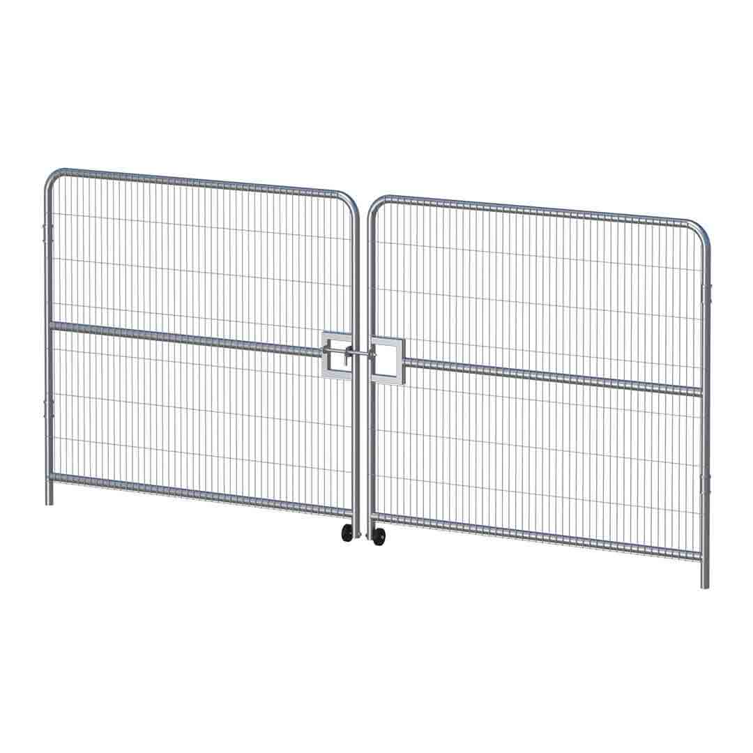 Clôture Portail Arrondi 4200x2000 mm pour Chantier