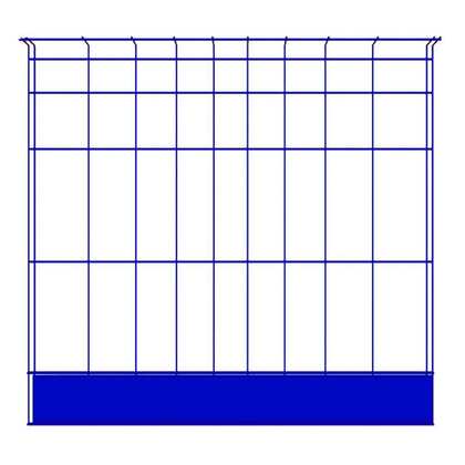 Barrière Bauma 1200 mm bleue