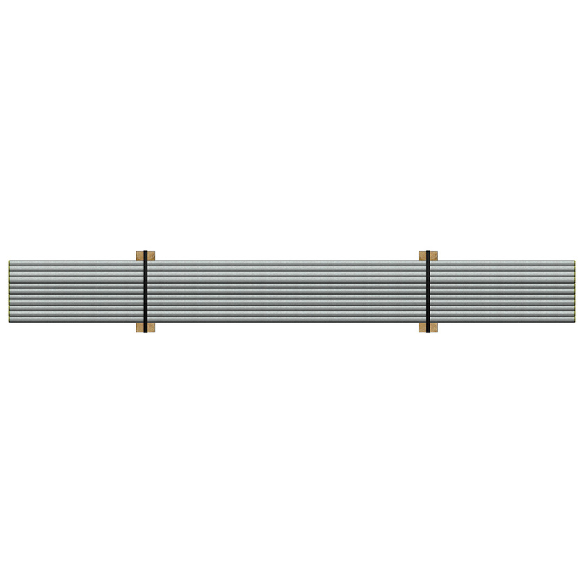 Tube Garde-Corps Acier Galva 3 m