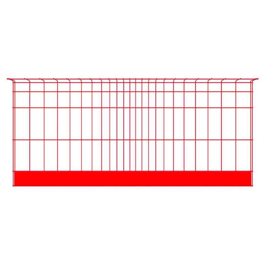 Barrière Bauma 2500 mm rouge