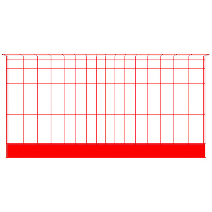 Barrière Bauma 2200 mm rouge