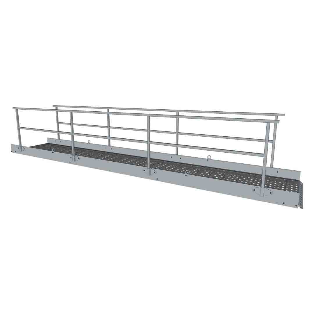 Passerelle de Chantier Acier 6 m - Franchissement