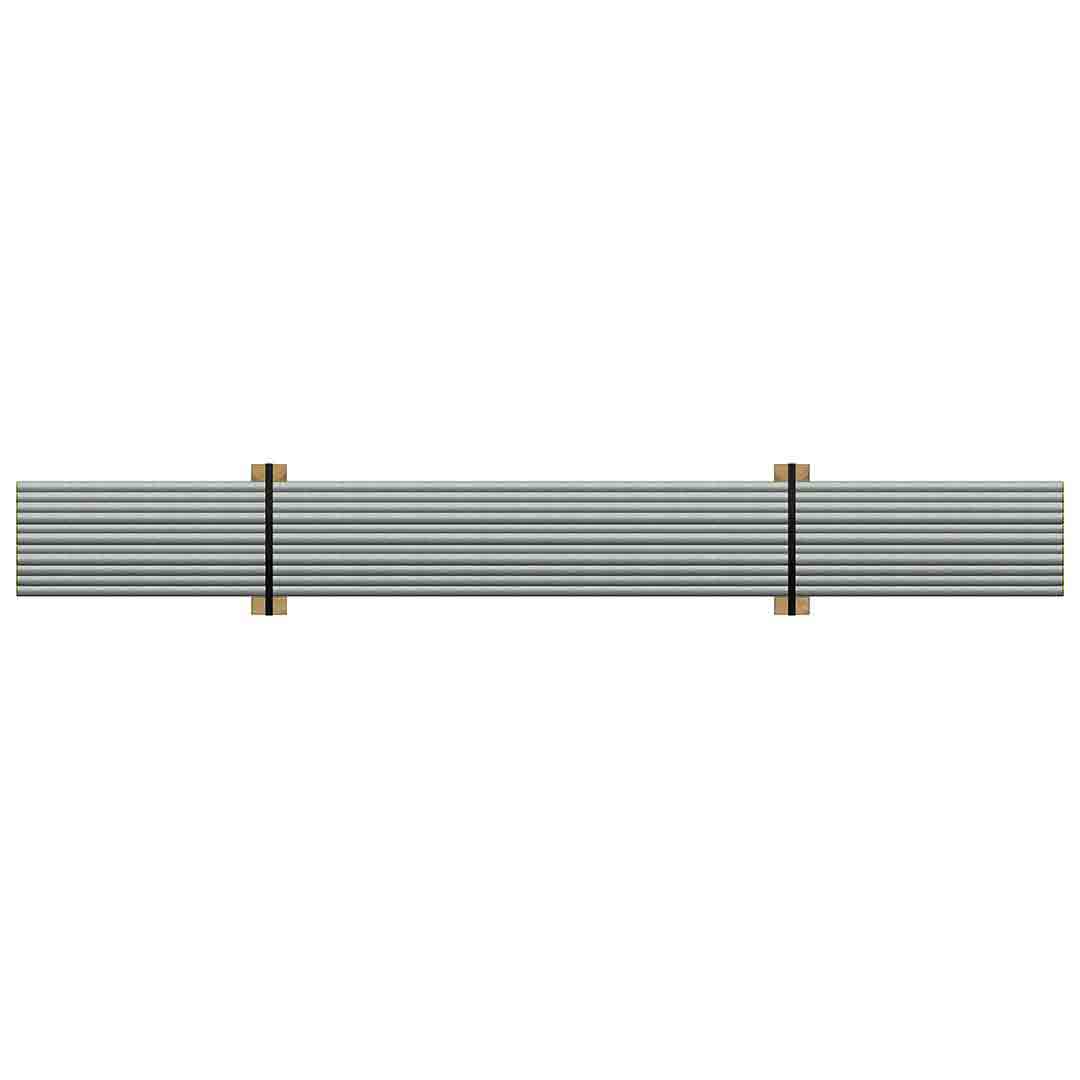 Tubes Garde-corps 3 m Acier Galvanisé