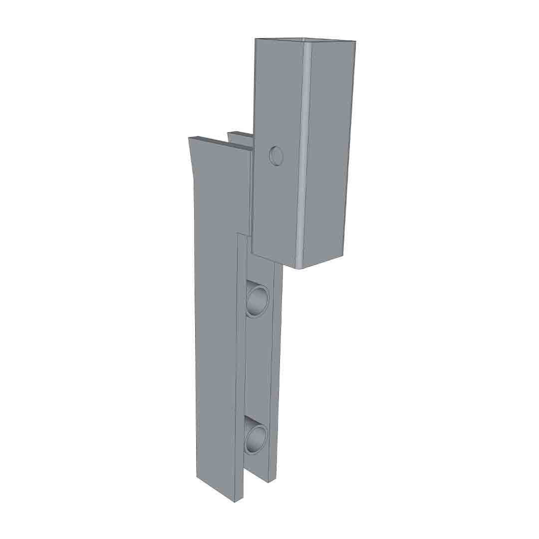 Fixation sur Mur V2 Déport 55 mm pour Garde-corps