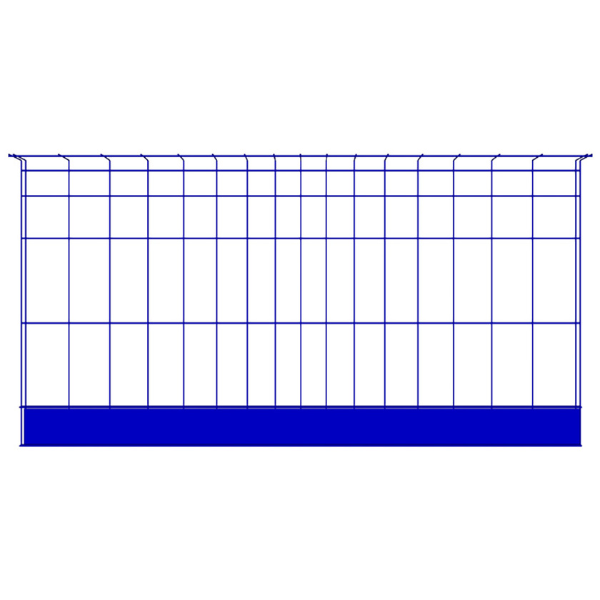 Barrière Bauma 2200 mm bleue