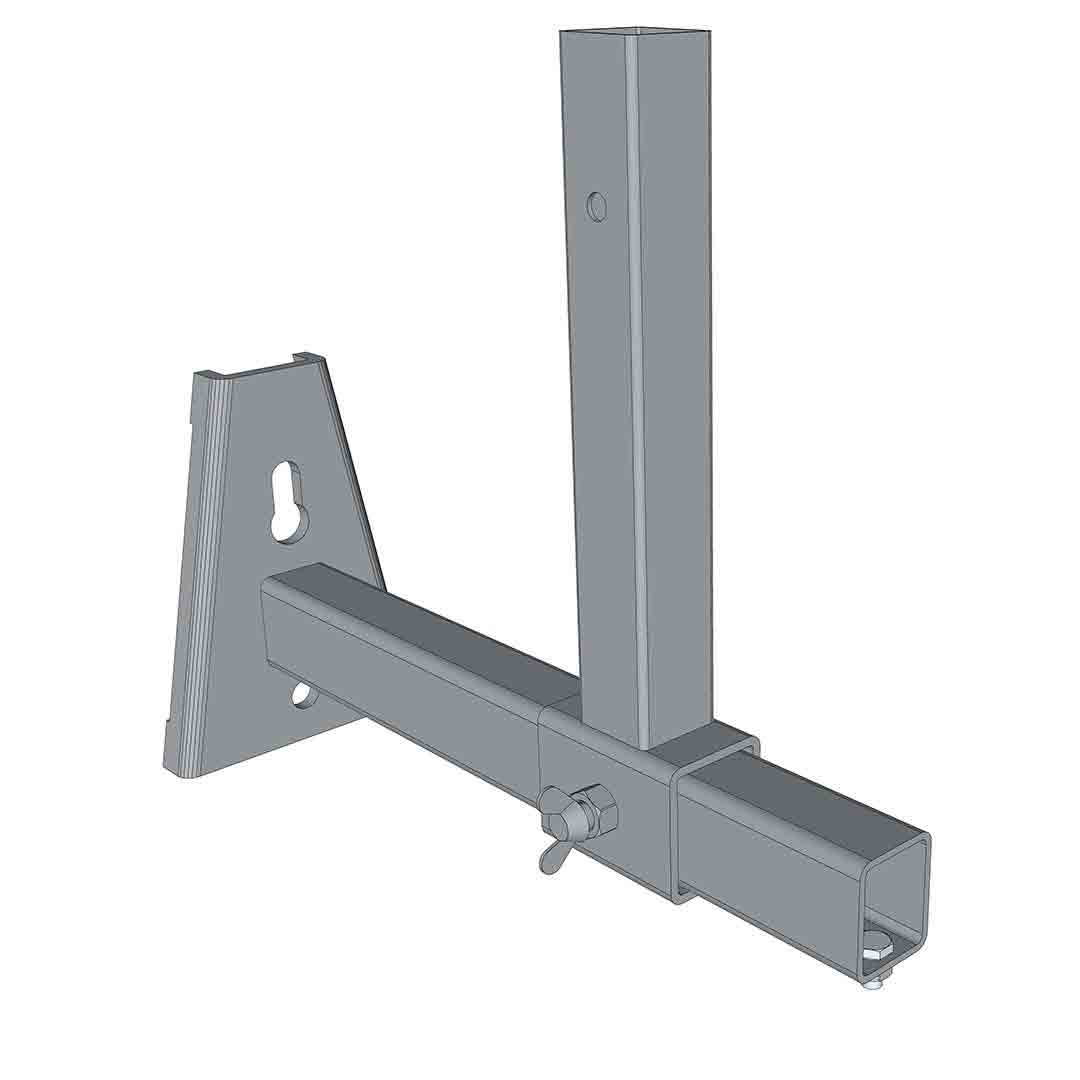 Fixation Mobile sur Mur pour Garde-Corps Temporaires