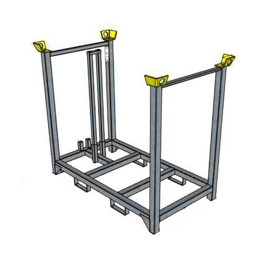 Palette Acier 50 Barrières Réversibles / Escalier