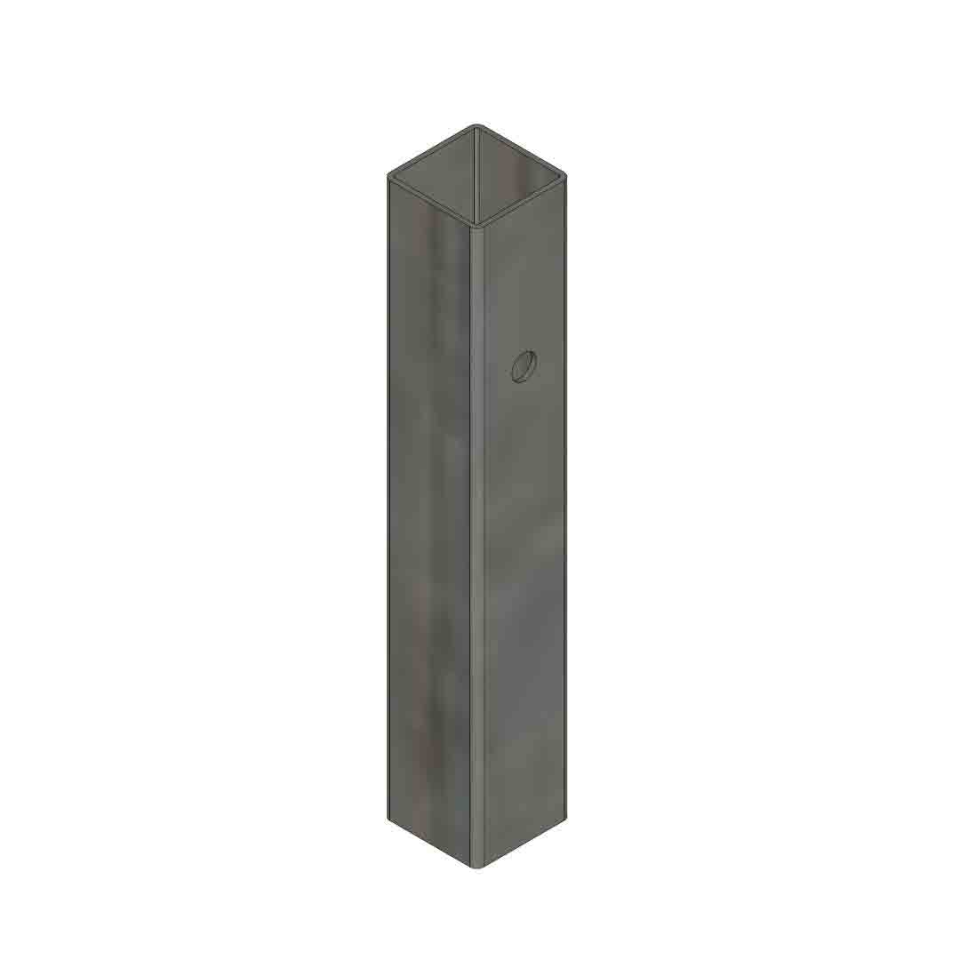Fourreau Tube Acier 235 mm Fixation Chantier