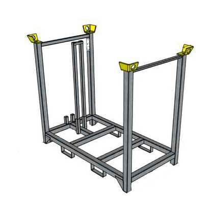 Palette Acier 50 Barrières Réversibles / Escalier