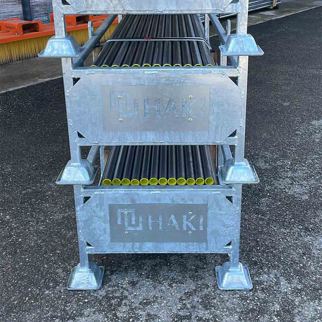Panier 100 Lisses Tubes 3 m Garde-corps acier galvanisé